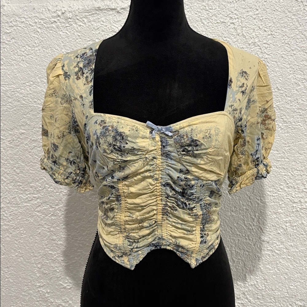 Urban Outfitters Cottagecore Blouse Size Medium Romantic Prairie - Picture 4 of 7
